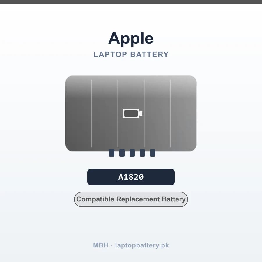 A1820 Laptop Battery for MacBook Pro 15-inch A1707 (Late 2016, Mid 2017)