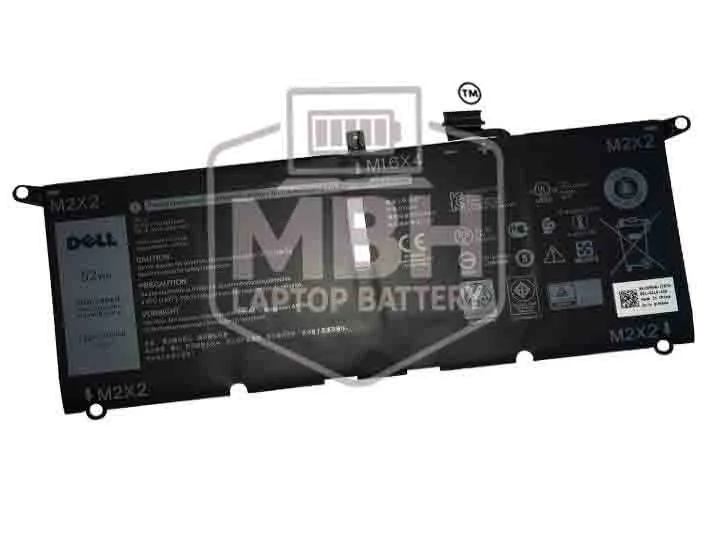 DXGH8 Laptop Battery for Dell XPS 13 9370 9380 7390 Latitude 3301 Series
