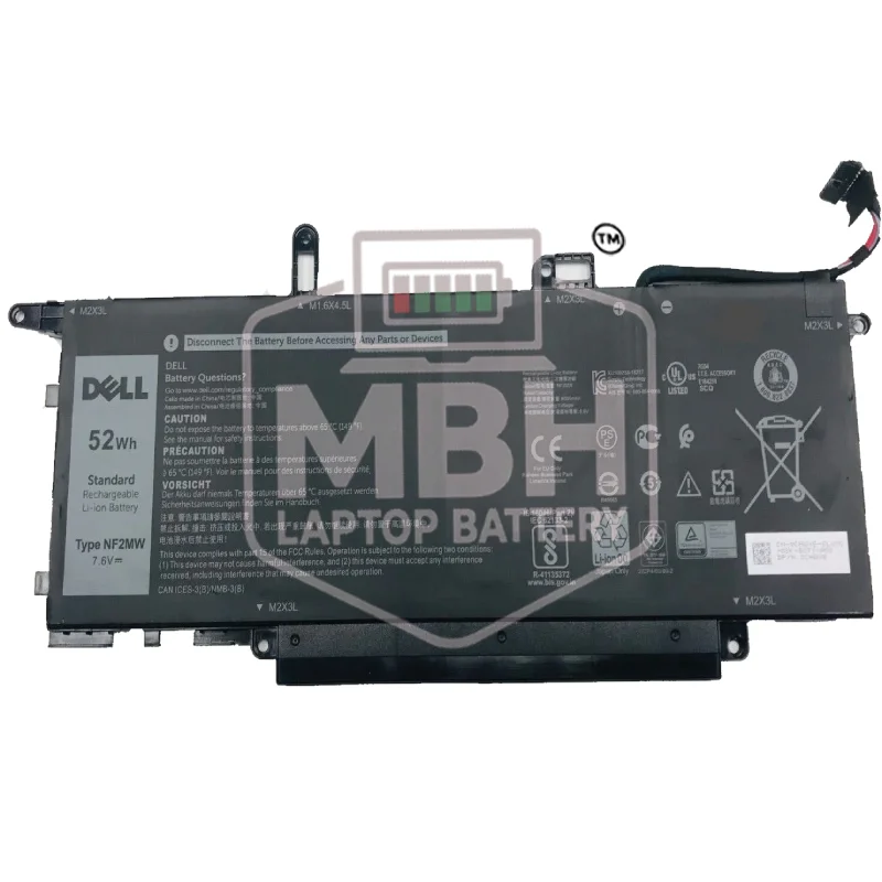 NF2MW Laptop Battery for Dell Latitude 7400 2-in-1 E7260 E7270 Series