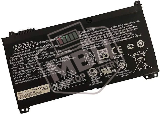 RR03XL Laptop Battery for HP ProBook 430 440 450 455 470 G4 Series